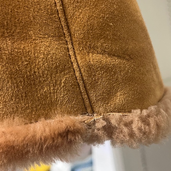 Women's Searle Brown Shearling Coat - Picture 7 of 8